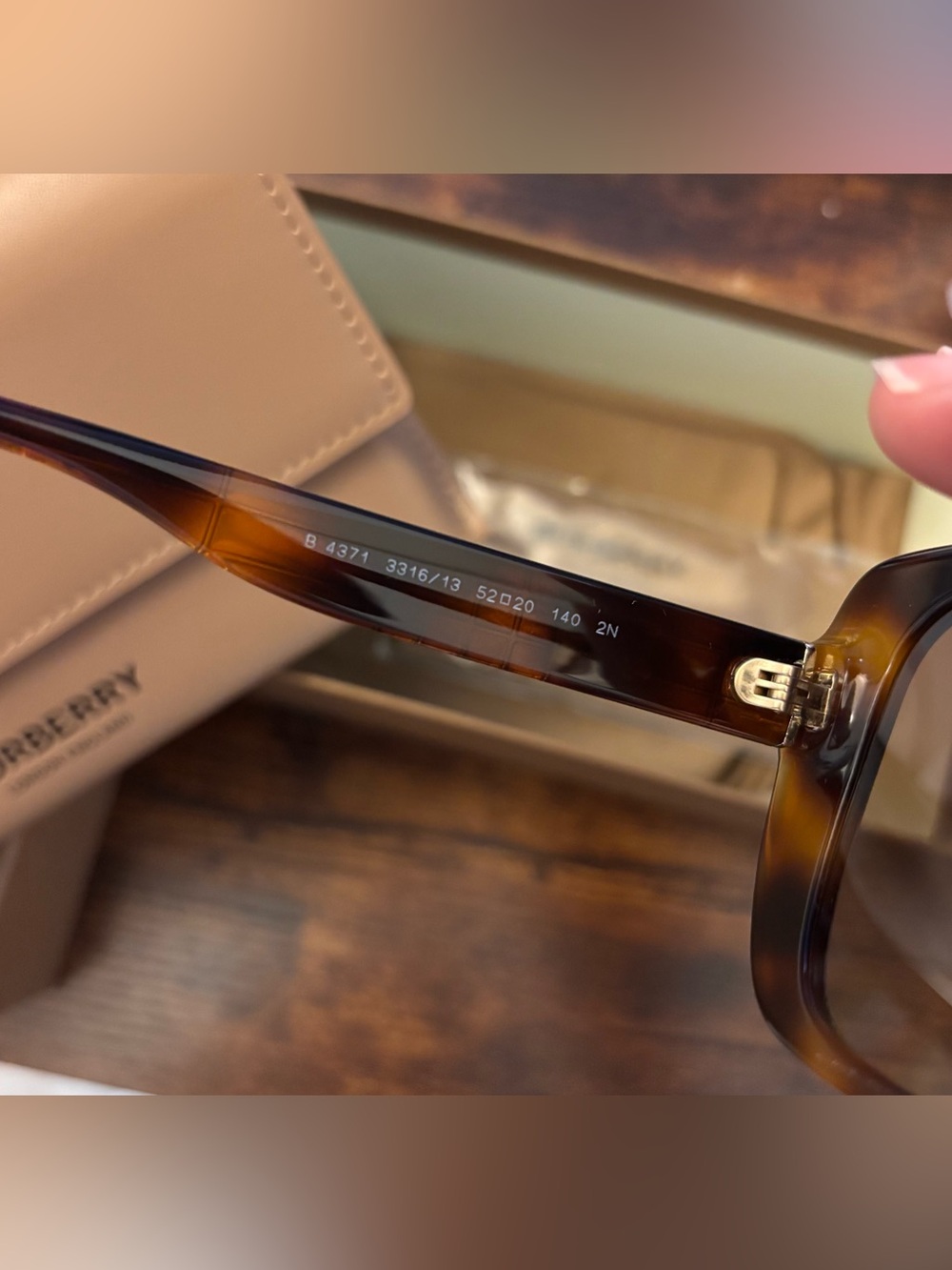 Burberry Helena Tortoiseshell Sunglasses - Picture 4 of 5